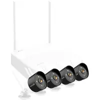 Tenda K4W-3TC kit di videosorveglianza Con cavo e senza cavo 4 canali