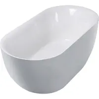 Lykke Arctic Deluxe vasca da bagno 1500x750x580mm, bianco