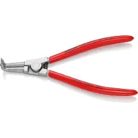 Knipex 46 23 A31 Pinza per anelli esterni su alberi con rivestimento in plastica cromata 200 mm
