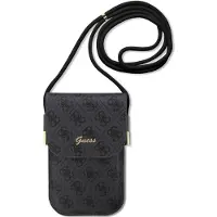 GUESS Custodia Per Telefono Con Logo Pu Metal Script 4g