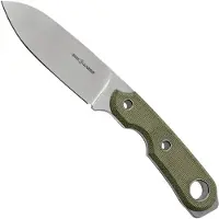 Viper Basic 3 VT4034CG MagnaCut Spear Point Satin, Green Canvas Micarta, coltello fisso