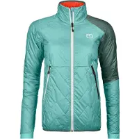 Ortovox Women's Swisswool Piz Vial Jacket Giacca isolante Donna (L, turchese)