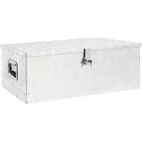 Super Merchant -Speicherbox 90x47x33,5 cm Alluminio Silberfarbe