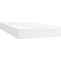 vidaXL Materasso a molle insacchettate bianco 80x200x20 cm in Pelle finta