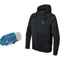 Bosch Felpa con cappuccio riscaldabile GHH 12+18V XA 3XL