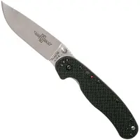 Ontario Coltello pieghevole RAT IA SP Linerlock A/O, nero