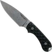 Bradford Knives Guardian 3, 3S-001-MC, Textured Black G-10, CPM-Magnacut, Sabre Grind, Stonewash Finish, coltello fisso