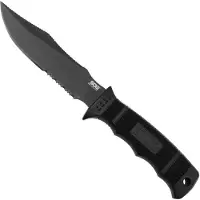 SOG Coltello SEAL Pup Elite, Kydex sheath, dentatura lama