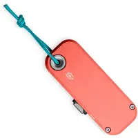 The James Brand Coltello pieghevole The Palmer - Coral / Turquoise / Aluminum / Straight