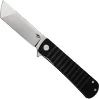 Bestech Coltello pieghevole Titan - Satin + Stonewash - G10, nero