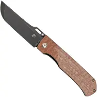 Kansept Knives Coltello pieghevole Reedus Brown Micarta
