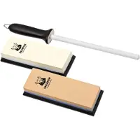 Skerper Basic set per affilare 180/600/1000/3000 con acciaino in ceramica, SH004