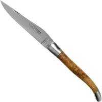 Laguiole En Aubrac 12 cm legno di teak limato a mano L0212LKH/FSB1 coltello Laguiole