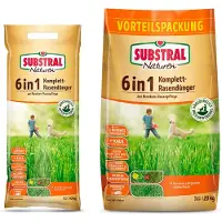 Substral Concime completo per prato 6in1, con effetto immediato e a lungo termine, 10 kg, 8747