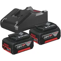 Bosch 2x 4.0Ah + GAL 18V-40 Akku