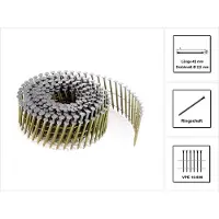 Prebena CNW25/45BKRI Chiodi lucidi con fusto ad anello - 10800 pezzi