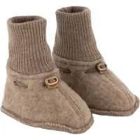Mikk-Line Kid's Wool Footies Pantofole Bambini (62/68, marrone)