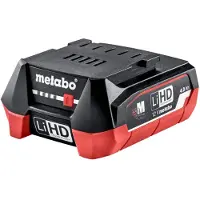 Metabo 625349000, batteria ricaricabile, 4 Ah, 12 V, , nero, rosso