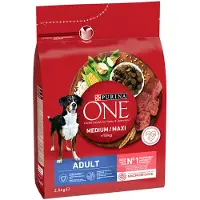 Purina ONE MED/MAX per adulti, con manzo e riso, 12 kg