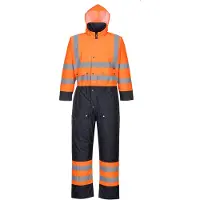 Portwest S485 Tuta a contrasto ad alta visibilità - foderata giallo/nero Taglia 5XL