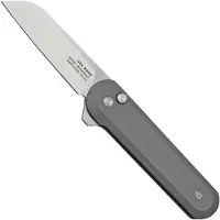 The James Brand Coltello pieghevole The Wells - Raw Aluminum / Stainless / Aluminum / Straight