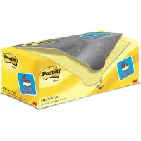 Post It Blocco Note Adesive Rimovibili Giallo Canarino Confezione Promozionale 16+4 Gratis 76x76 Mm