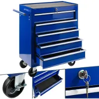 Arebos - Carrello portautensili - 5 cassetti
