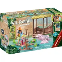 Playmobil Wiltopia-tour In Fila Con I Delfini Di Fiume