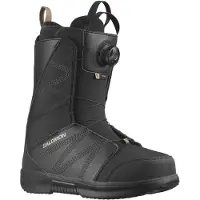 Salomon Snowboard - Scarponi da snowboard - Titan BOA Black/Roasted Cashew per Uomo - Taglia 47 - Nero