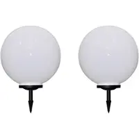 vidaXL Luci per sentieri 2 pz. LED 50 cm con picchetto a terra