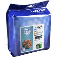 Brother Cartuccia stampante LC-424VAL - 4 colori Multipack