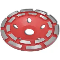 vidaXL Diamond Schleifrad mit doppelter Reihe 180 mm