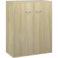 vidaXL Credenza rovere Sonoma 60 x 30 x 75 cm truciolato