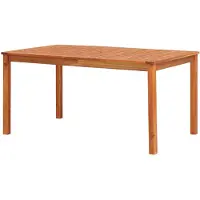 vidaXL Tavolo da giardino 150x90x74 cm in legno massiccio di acacia