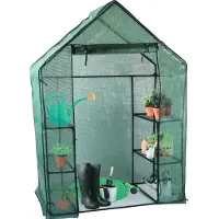 Kinzo Serra Garden – accessibile – con chiusura a zip – dimensioni 1430 x 730 x 1950 – colore verde