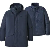 Patagonia - Parka caldo e impermeabile - M's Tres 3-in-1 Parka New Navy per Uomo - Taglia S - Blu navy