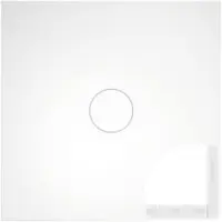 Bette BetteAir Carreau de douche avec support minimum et BetteAntidérapant Pro, 900x900mm, 7350-402AE,T2, 7350-402AE,T2