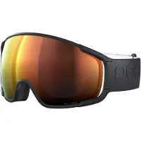 POC - Masque de ski - Zonula Uranium Black/Partly Sunny Orange - Nero