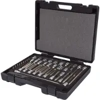 Ks Tools Set di bussole per automotive da 1/4"+1/2" 38 pezzi - 911.4500