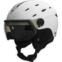 Rossignol - Casco da sci/snowboard - Allspeed Visor Impacts Photochromic Stratos White per Donne - Taglia 60-62 cm - Bianco