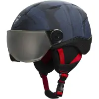 Rossignol - Casco da sci/snowboard con visiera - Whoopee Visor Impacts Dark Blue - Taglia Bambino 49-52 cm
