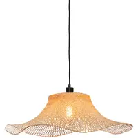 Good&Mojo Ibiza Lampada a sospensione Ø 65 cm, colore naturale