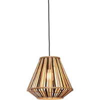 Good&Mojo Lampada a sospensione Merapi 30x30 naturale/nero