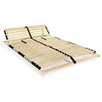 vidaXL Rete a doghe con 28 doghe 7 zone 140x200 cm