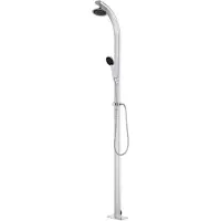 vidaXL Doccia da giardino 215 cm in alluminio
