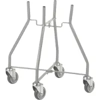 Matador carrello porta secchi pieghevole 10-20 litri con 4 ruote pivottanti per edilizia professionale