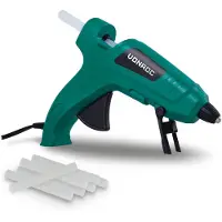 Vonroc Pistola per colla a caldo 70W-11,2mm|Funzione antigoccia. Include 8 stick di colla