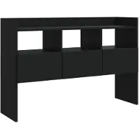 vidaXL Credenza in truciolato 105 x 70 x 30 cm nero