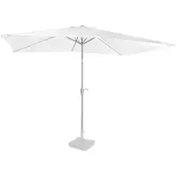 Vonroc Ombrellone Rapallo 200x300cm - Parasole rettangolare Premium | Bianco