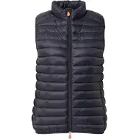 Save the Duck Women's Charlotte Gilet sintetico Donna (3 - M/L, nero/grigio)